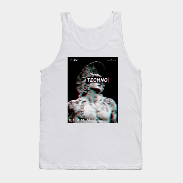 Roman Statue Feeling Techno Tank Top by Ferrazi